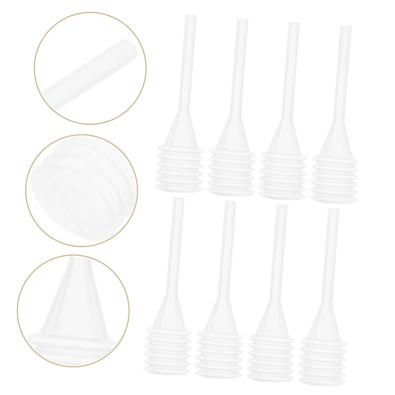 Healifty 50pcs Transparent PE Dropper Pipettes for Perfume Essential Oils and Laboratory Use - Image 3